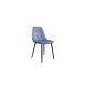 Chair for kitchen, cafe, bar fabric + painted metal M-01-3 Vetro Mebel Gray Chair for kitchen, cafe, bar fabric + painted metal M-01-3 Vetro Mebel Gray