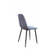 Chair for kitchen, cafe, bar fabric + painted metal M-01-3 Vetro Mebel Gray Chair for kitchen, cafe, bar fabric + painted metal M-01-3 Vetro Mebel Gray