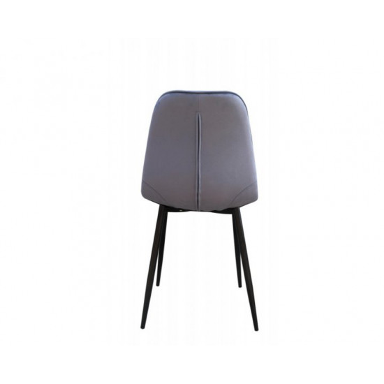 Chair for kitchen, cafe, bar fabric + painted metal M-01-3 Vetro Mebel Gray Chair for kitchen, cafe, bar fabric + painted metal M-01-3 Vetro Mebel Gray