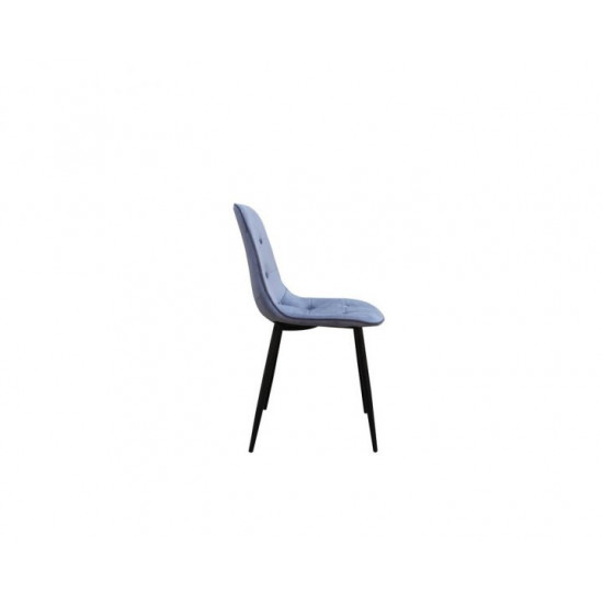 Chair for kitchen, cafe, bar fabric + painted metal M-01-3 Vetro Mebel Gray Chair for kitchen, cafe, bar fabric + painted metal M-01-3 Vetro Mebel Gray