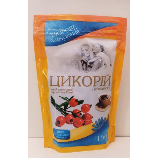 Instant drink from rosehip root Galka Chicory with rosehip, 100g Instant drink from rosehip root Galka Chicory with rosehip, 100g
