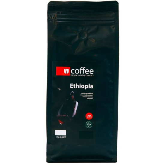 Кава зернова Ucoffee - Ethiopia 100% Арабіка 100 г К545/5 Кава зернова Ucoffee - Ethiopia 100% Арабіка 100 г К545/5