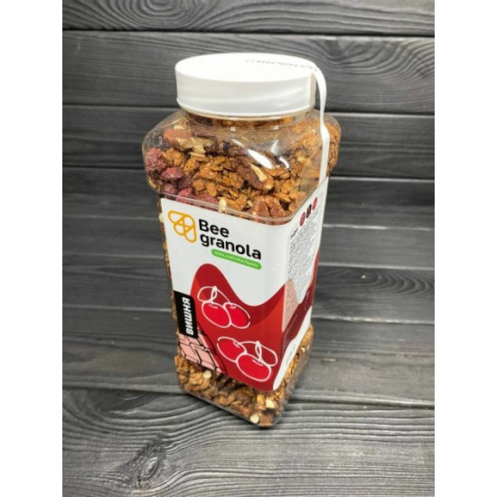 Гранола Bee Granola вишня без сахара натуральная 500г Гранола Bee Granola вишня без сахара натуральная 500г