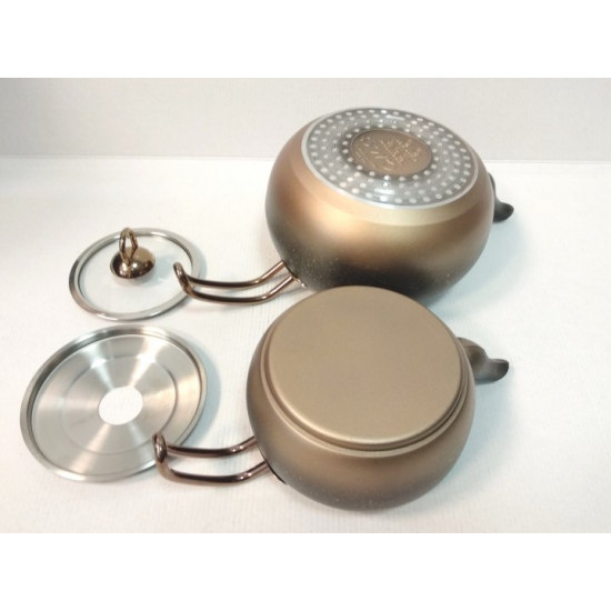 Двоярусний чайник OMS Collection 8210-M Bronze (1/2 л) Двоярусний чайник OMS Collection 8210-M Bronze (1/2 л)