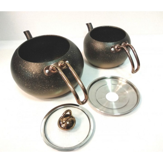 Двоярусний чайник OMS Collection 8210-M Bronze (1/2 л) Двоярусний чайник OMS Collection 8210-M Bronze (1/2 л)