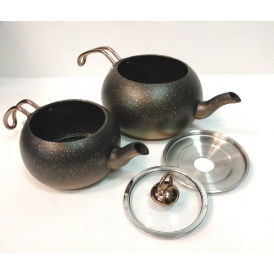 Двоярусний чайник OMS Collection 8210-M Bronze (1/2 л) Двоярусний чайник OMS Collection 8210-M Bronze (1/2 л)