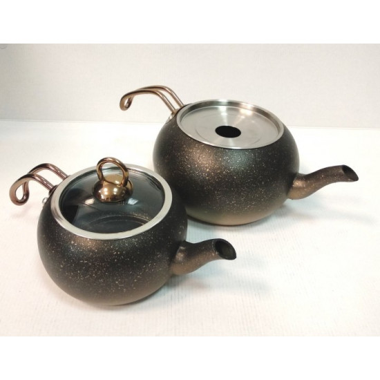 Двоярусний чайник OMS Collection 8210-M Bronze (1/2 л) Двоярусний чайник OMS Collection 8210-M Bronze (1/2 л)