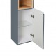 Пенал подвесной Qtap Robin 350х1650х316 Graphite/Whitish oak QT1376PP1652RGWO Пенал подвесной Qtap Robin 350х1650х316 Graphite/Whitish oak QT1376PP1652RGWO