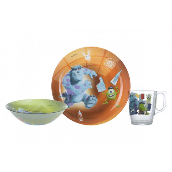 Children's set Luminarc Disney Monsters, 3 items P9261 Children's set Luminarc Disney Monsters, 3 items P9261