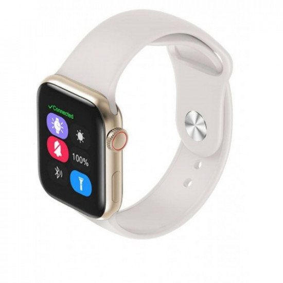 Розумний смарт-годинник Smart Watch PRO W58 (тонометр, пульс, кисень) золото