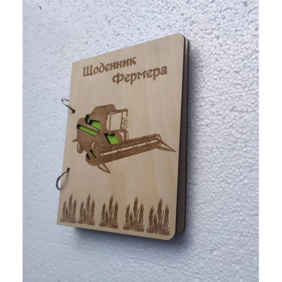 Wooden notebook 