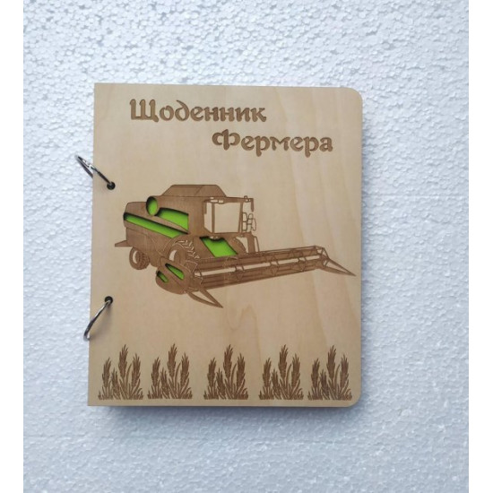 Wooden notebook 