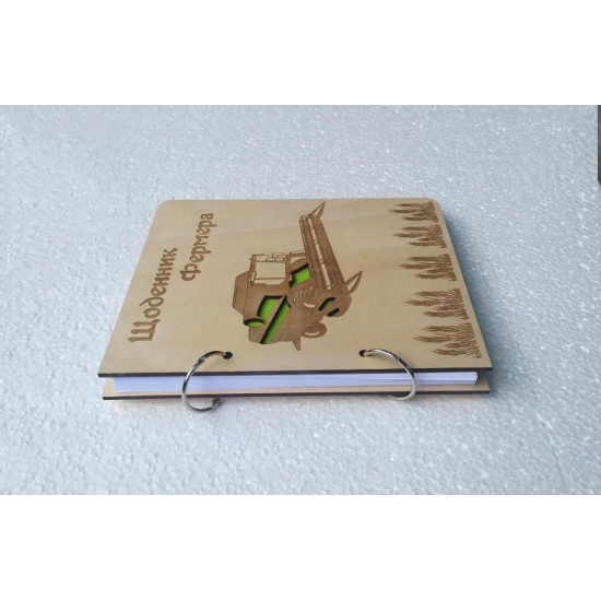 Wooden notebook 