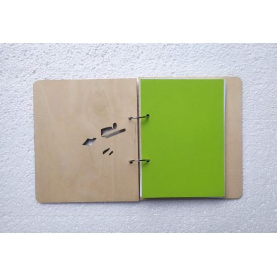 Wooden notebook 