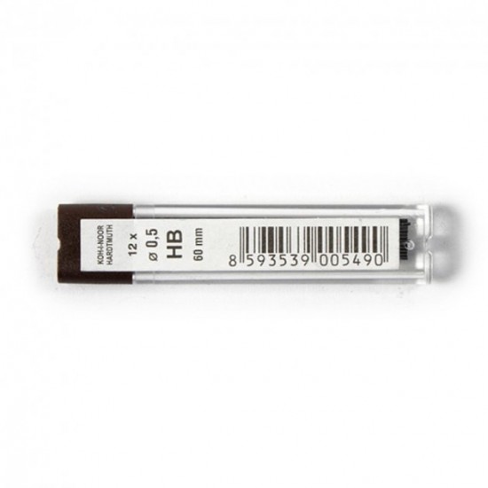  Стержни для механического карандаша Koh-i-noor 0,5мм HB (4152.HB)