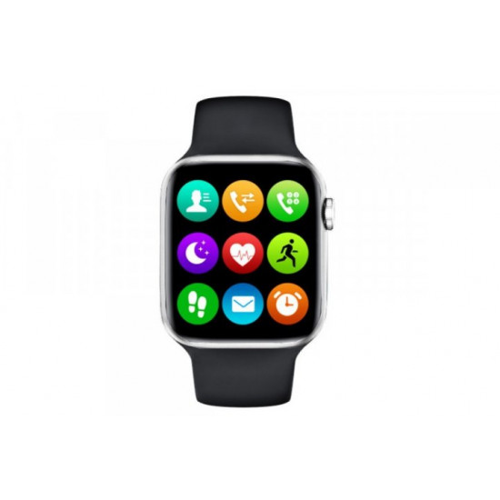 Розумні Смарт Годинник Smart Watch бездротова зарядка для ios/android Х7 Чорний