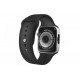 Розумні Смарт Годинник Smart Watch бездротова зарядка для ios/android Х7 Чорний