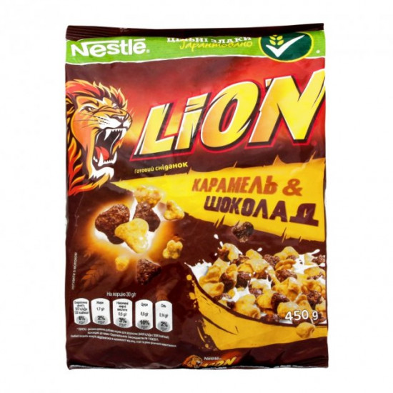 Сніданок готовий Nestle Lion 450г (5900020031761) Сніданок готовий Nestle Lion 450г (5900020031761)