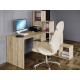 Computer desk with shelving Id8240 Sonoma Oak Computer desk with shelving Id8240 Sonoma Oak