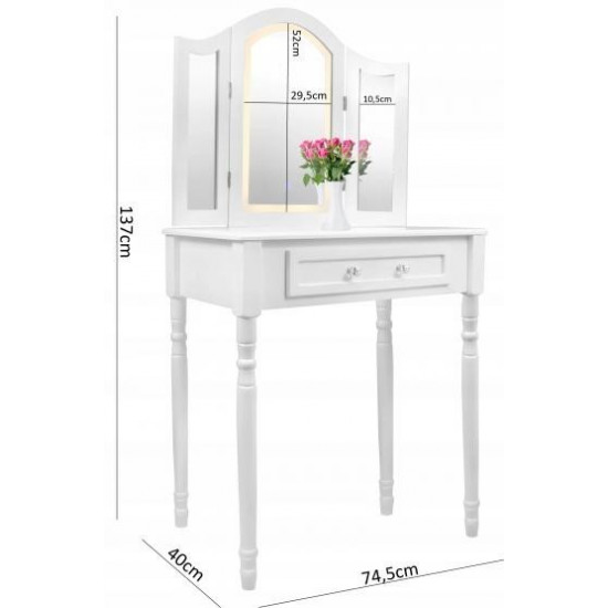  Туалетный столик Chomik PHO0069LED