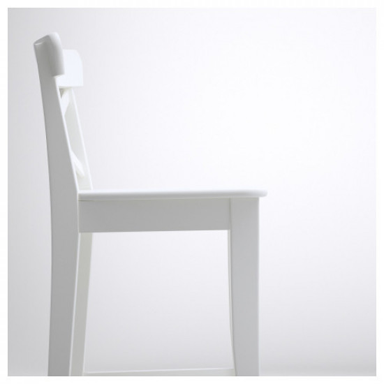 Стілець барний IKEA INGOLF білий 63 см 101.226.47 Стілець барний IKEA INGOLF білий 63 см 101.226.47
