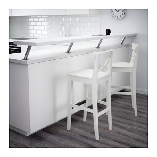 Bar stool IKEA INGOLF white 001.217.66 Bar stool IKEA INGOLF white 001.217.66