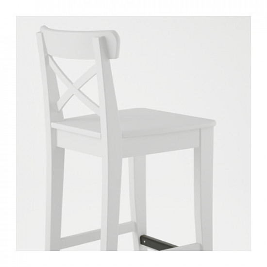 Bar stool IKEA INGOLF white 001.217.66 Bar stool IKEA INGOLF white 001.217.66