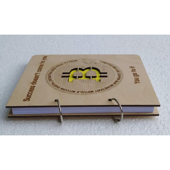 Wooden notebook 