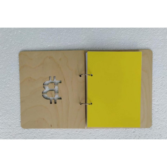 Wooden notebook 