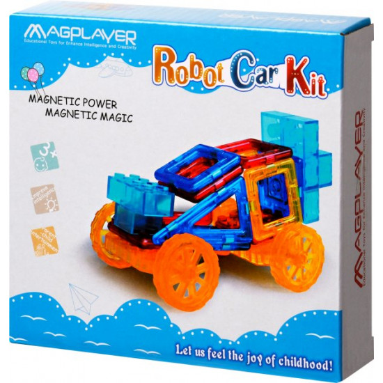 Magplayer magnetic construction set 32 parts (MPX-32) Magplayer magnetic construction set 32 parts (MPX-32)