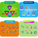 Magnetic construction set Magplayer 45 elements (MPA-45) Magnetic construction set Magplayer 45 elements (MPA-45)