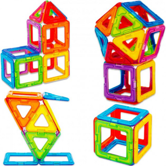 Magnetic construction set Magplayer 45 elements (MPA-45) Magnetic construction set Magplayer 45 elements (MPA-45)