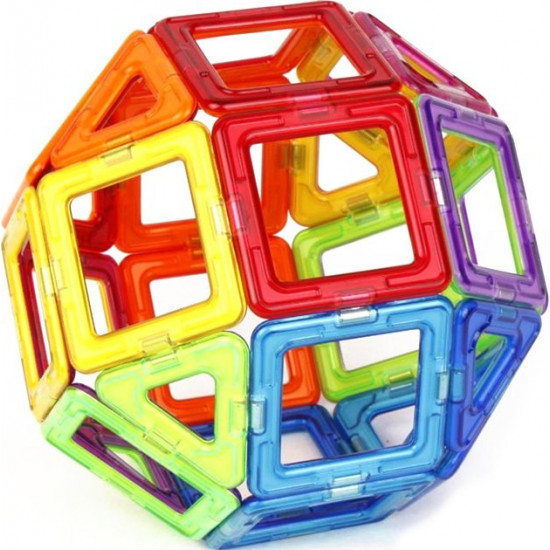 Magnetic construction set Magplayer 45 elements (MPA-45) Magnetic construction set Magplayer 45 elements (MPA-45)