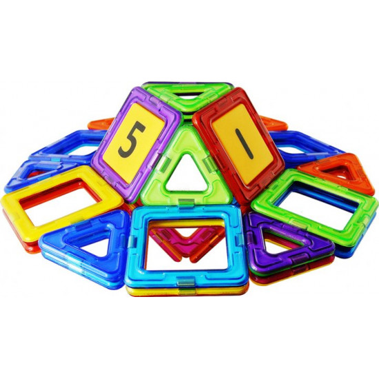 Magnetic construction set Magplayer 45 elements (MPA-45) Magnetic construction set Magplayer 45 elements (MPA-45)