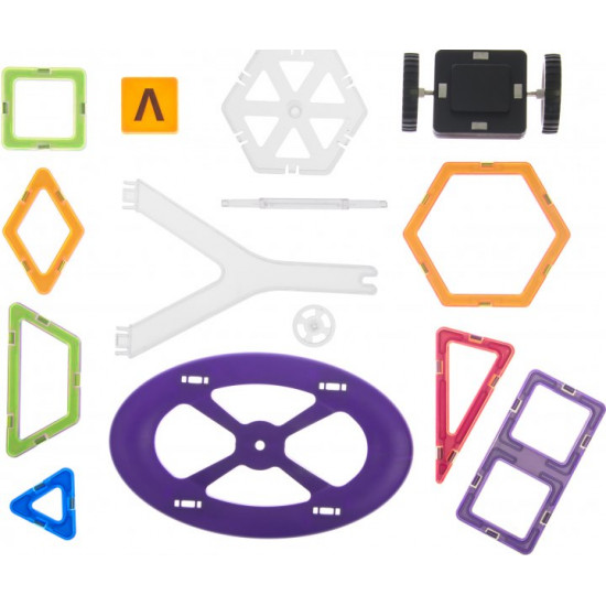 Magnetic construction set Magplayer 118 elements (MPT-118) Magnetic construction set Magplayer 118 elements (MPT-118)
