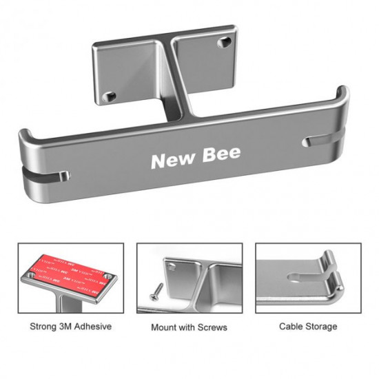 Тримач для навушників New Bee NB-Z5 Silver Тримач для навушників New Bee NB-Z5 Silver