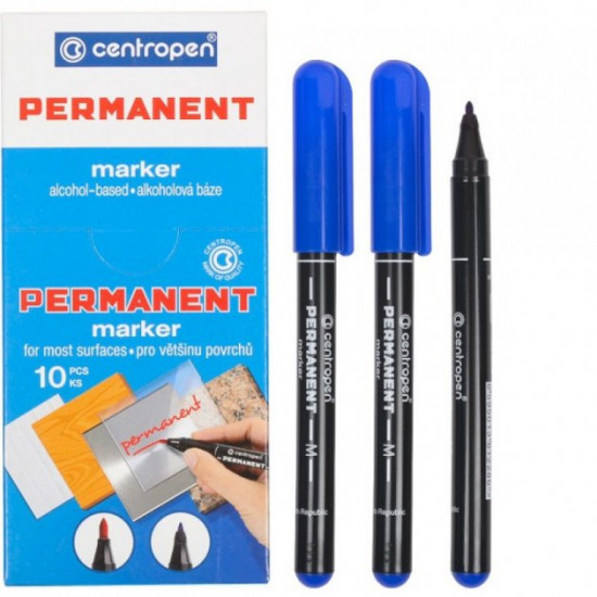 Marker Centropen permanent blue 1mm art. 2846-s Marker Centropen permanent blue 1mm art. 2846-s