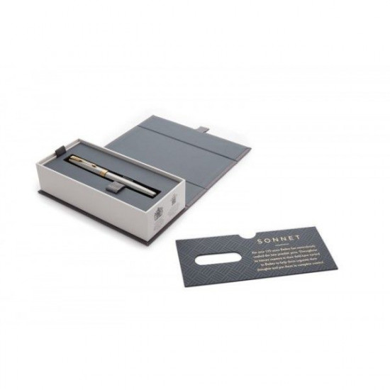 Перова ручка Parker SONNET 17 Stainless Steel GT 84 111 Перова ручка Parker SONNET 17 Stainless Steel GT 84 111