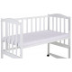 Матрац Babyroom BKPK-7 (кокос, поролон, кокос) 7 см. білий