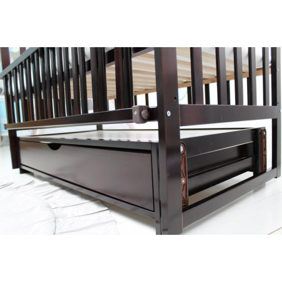 Кровать детская Baby Comfort ЛД3 венге с ящиком Кровать детская Baby Comfort ЛД3 венге с ящиком