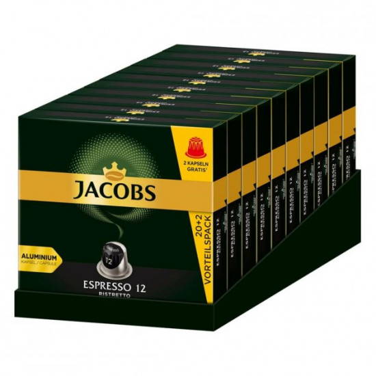 Кофе Jacobs Espresso 12 Ristretto, 200 капсул Nespresso Кофе Jacobs Espresso 12 Ristretto, 200 капсул Nespresso