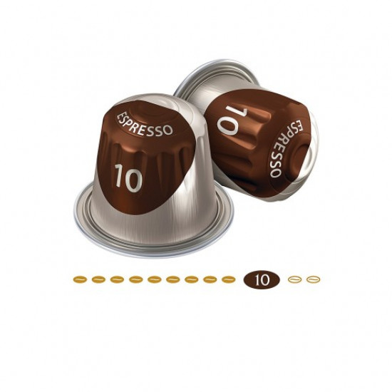 Coffee capsule Jacobs Espresso 10 Intenso, 1 pc. Nespresso Coffee capsule Jacobs Espresso 10 Intenso, 1 pc. Nespresso