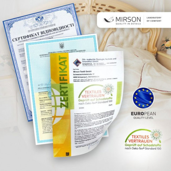 Mattress cover MirSon No. 5002 Exclusive Line Classic regular with elastic around the perimeter 70x130 cm (2200005333235) Mattress cover MirSon No. 5002 Exclusive Line Classic regular with elastic around the perimeter 70x130 cm (2200005333235)