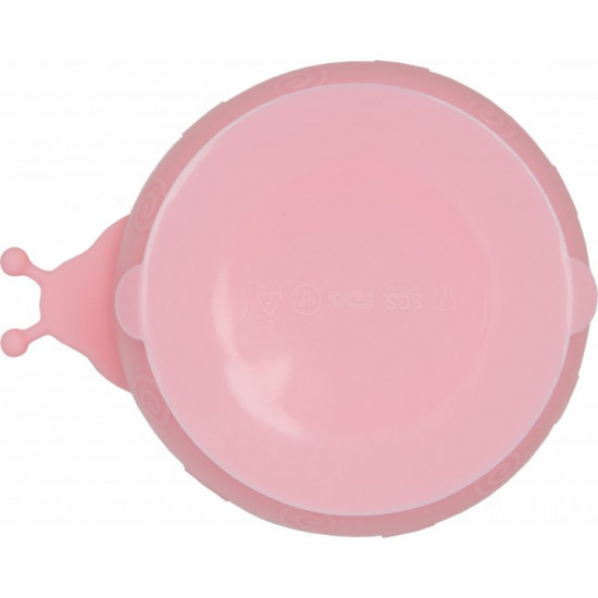 Тарелка Kinderenok Happy Meal на присоске силиконовая Розовая (201113) Тарелка Kinderenok Happy Meal на присоске силиконовая Розовая (201113)
