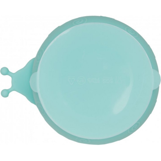 Тарілка Kinderenok Happy Meal на силіконовій присосці Блакитна (221113) Тарілка Kinderenok Happy Meal на силіконовій присосці Блакитна (221113)