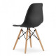 Dining chair Iris for the kitchen black Dining chair Iris for the kitchen black