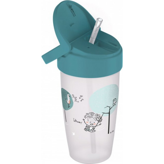 Кружка Lovi Lovely Boy с силиконовой трубочкой 350 мл (35/355boy) Кружка Lovi Lovely Boy с силиконовой трубочкой 350 мл (35/355boy)