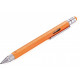 Troika Construction multi-tasking ballpoint pen with stylus; ruler; screwdriver and level; orange Troika Construction multi-tasking ballpoint pen with stylus; ruler; screwdriver and level; orange