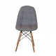 Kitchen chair PP-625 OZZY frame metal/wood upholstery fabric matting EuroDom gray Kitchen chair PP-625 OZZY frame metal/wood upholstery fabric matting EuroDom gray