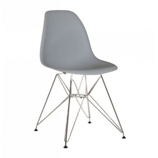 Kitchen chair 8056A LINO metal/plastic EuroDom gray Kitchen chair 8056A LINO metal/plastic EuroDom gray